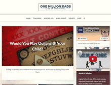 Tablet Screenshot of onemilliondads.com